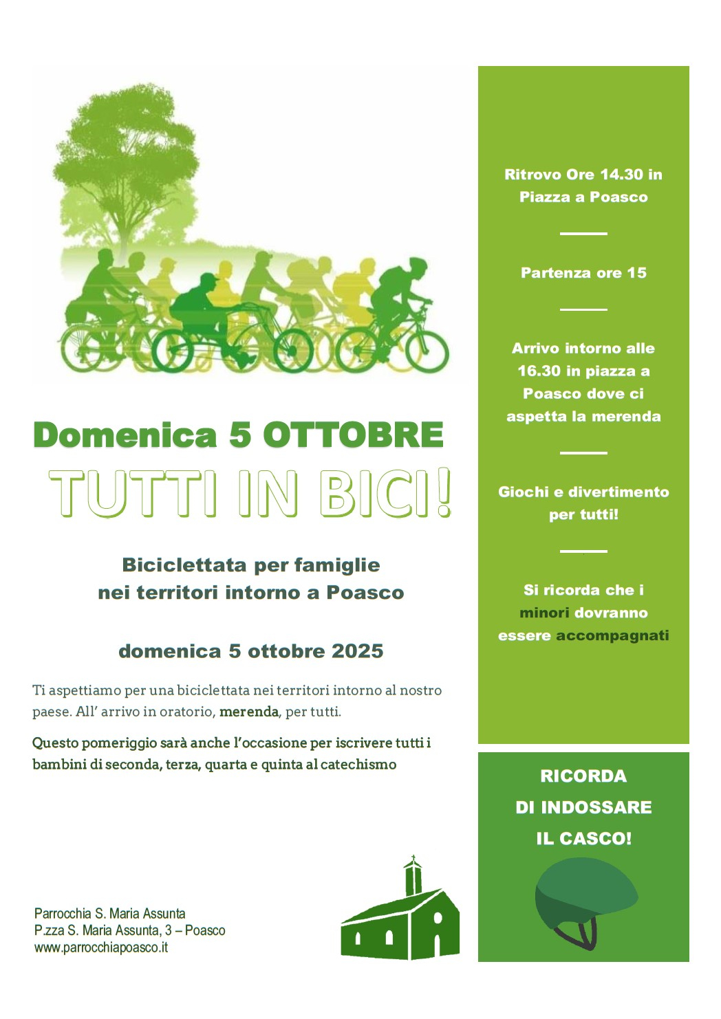Biciclettata 5 ottobre 2025