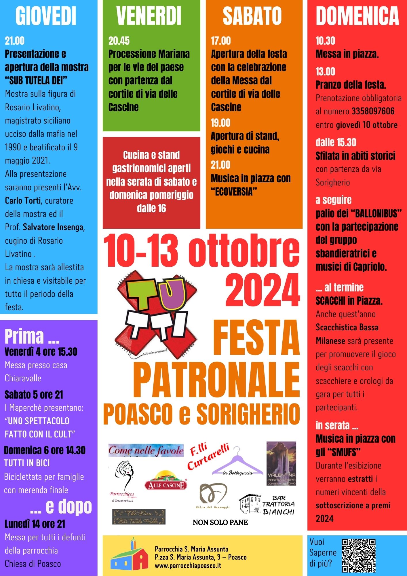 Festa Patronale Poasco e Sorigherio 2024
