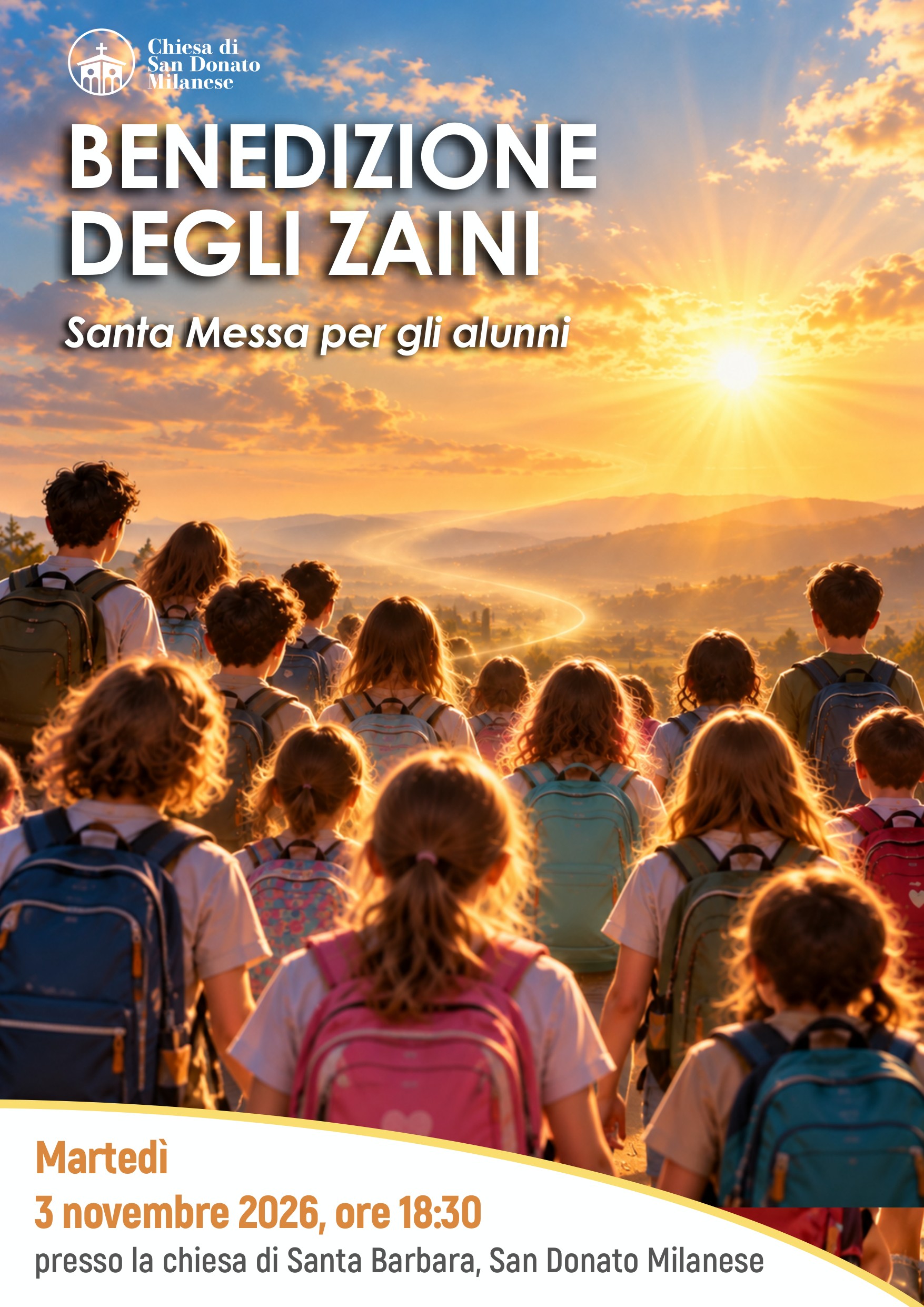 LOCANDINA BENEDIZIONE ZAINI web