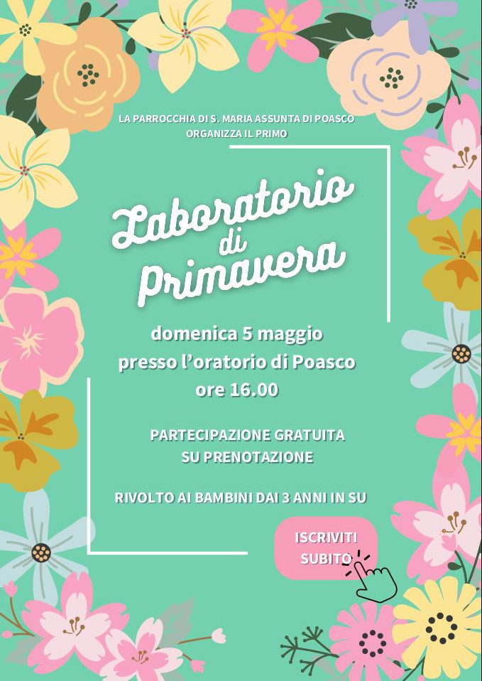Laboratorio di Primavera Poasco